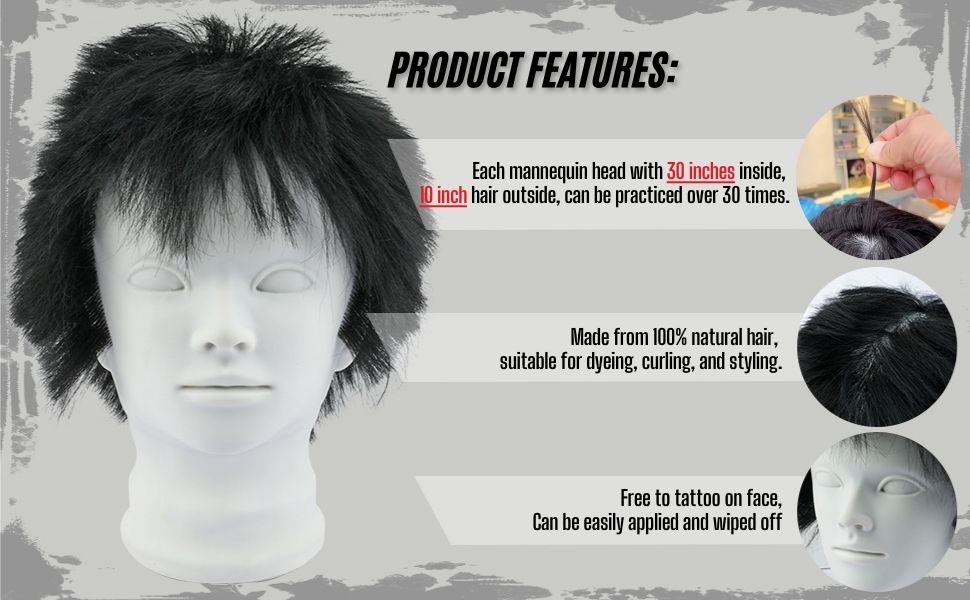 Barber Magic Mannequin Head