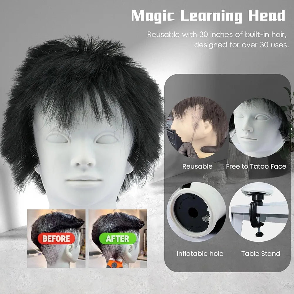 Barber Magic Mannequin Head