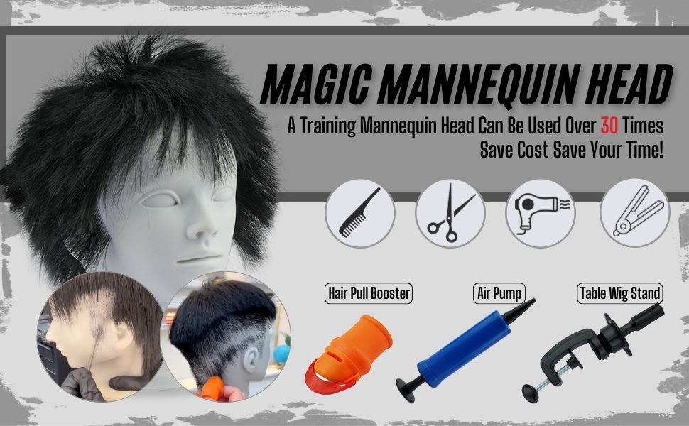 Barber Magic Mannequin Head