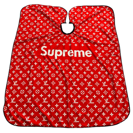 Red Sup Barber Cape