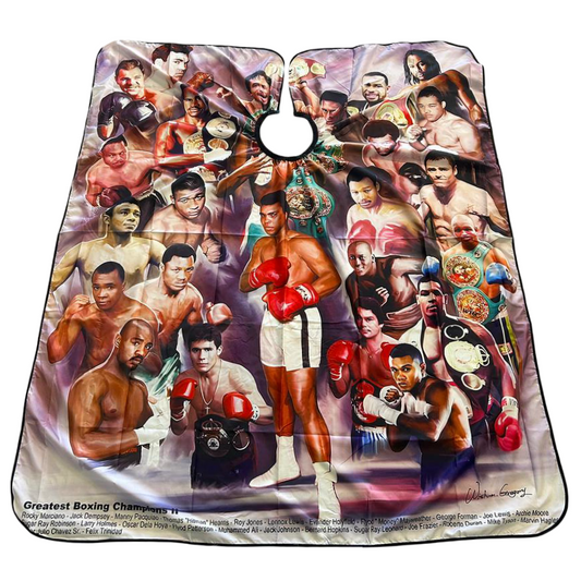 Boxing Barber Cape